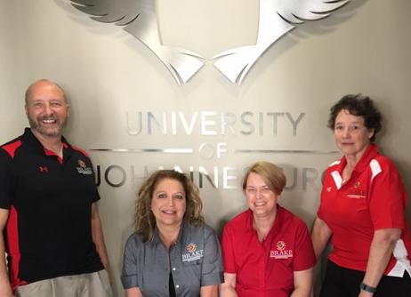 4 members of the UMD BRAKE Team