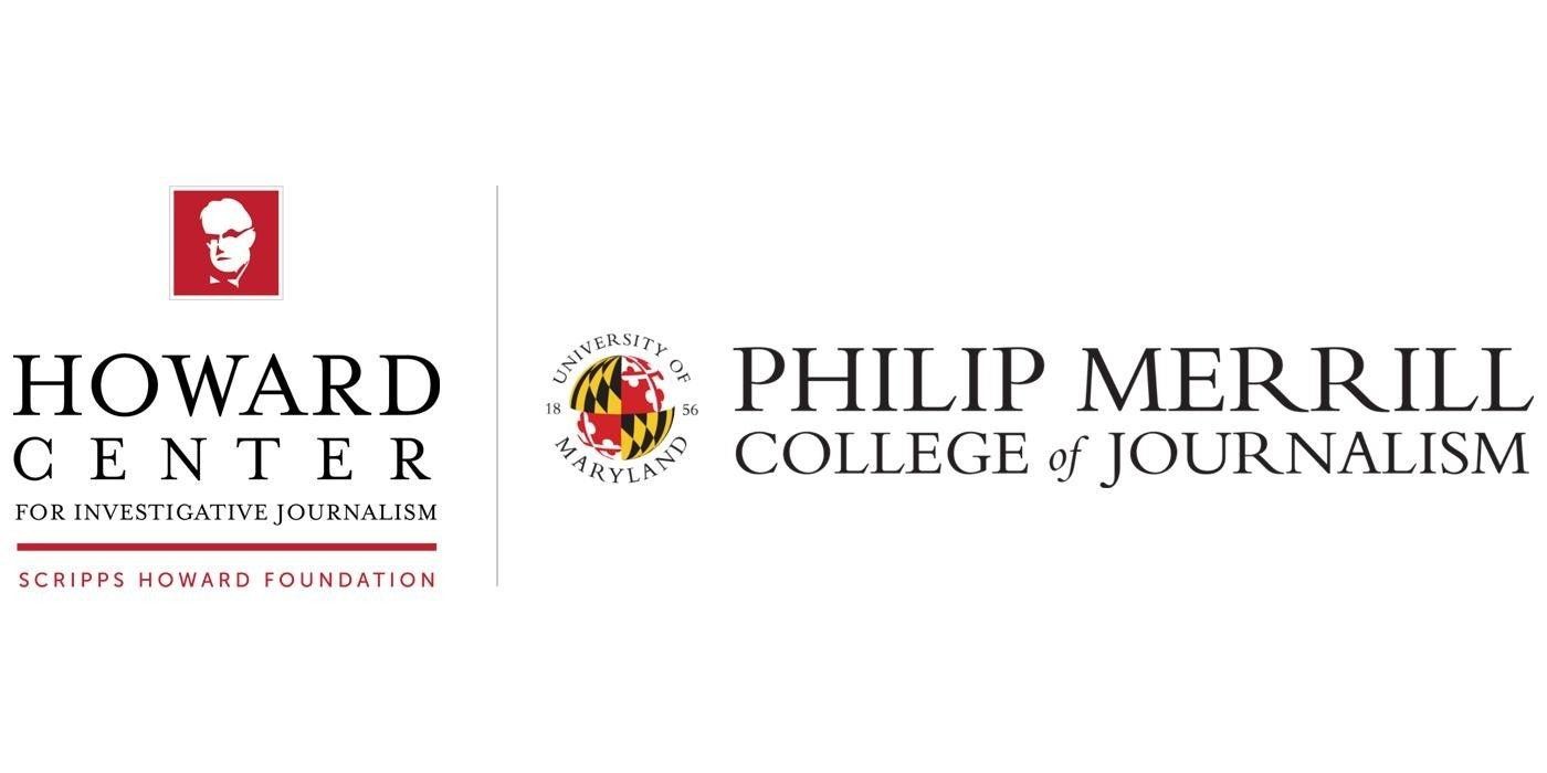 Howard Center for Investigative Journalism and Philip Merrill College of Journalism logos