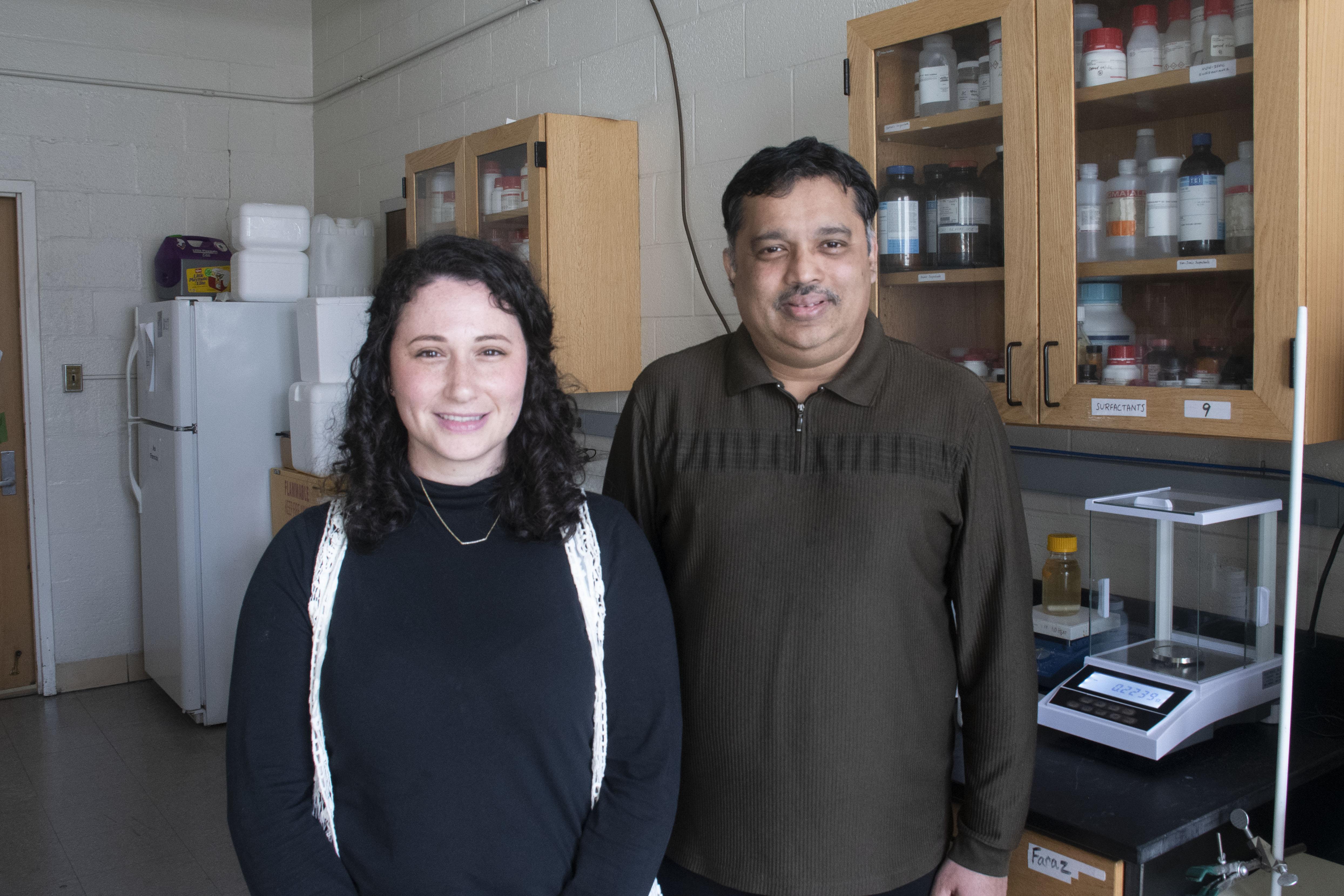 Inventors Leah K. Borden and Srinivasa Raghavan