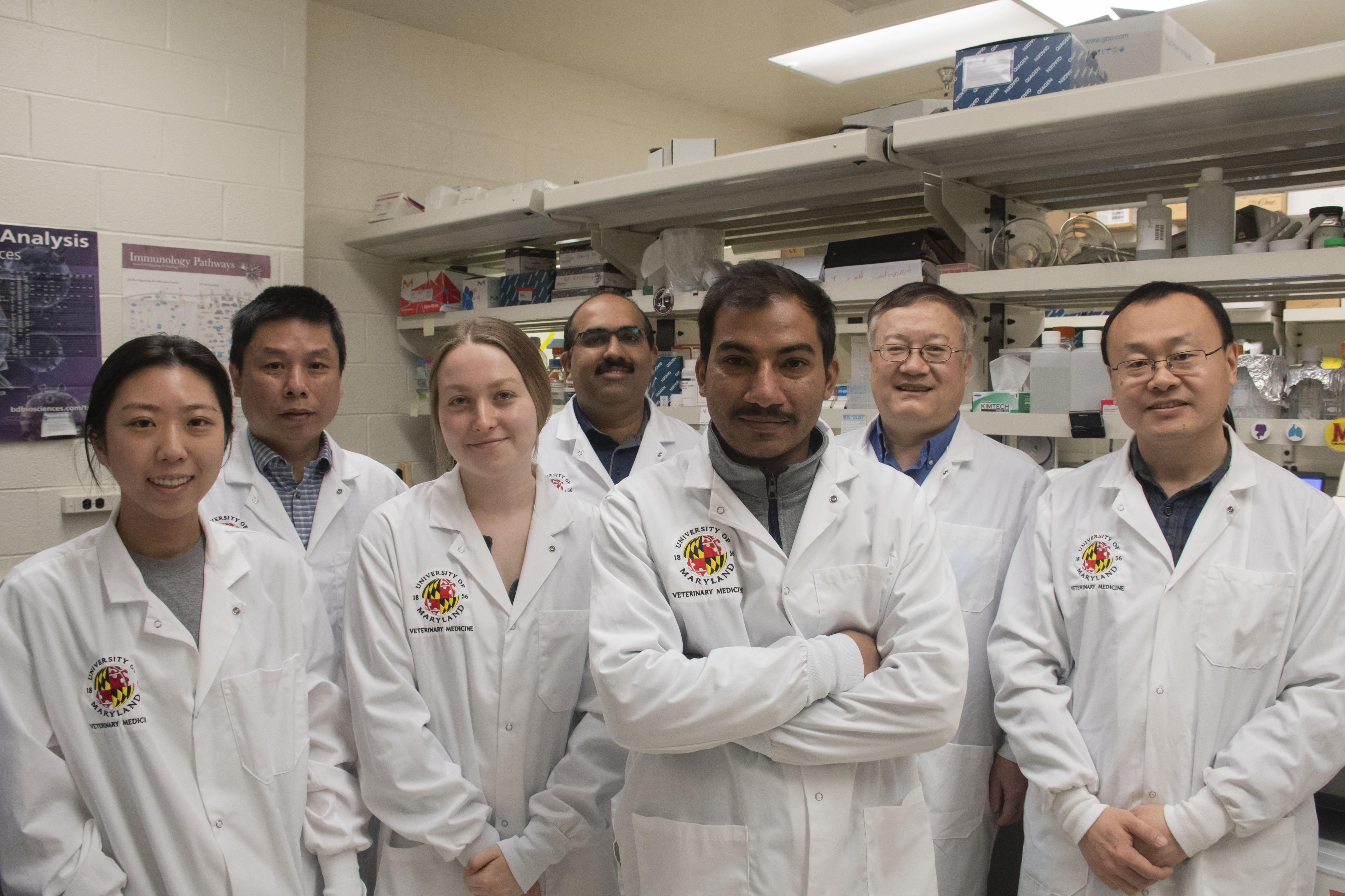 Principal investigator Xiaoping Zhu and team